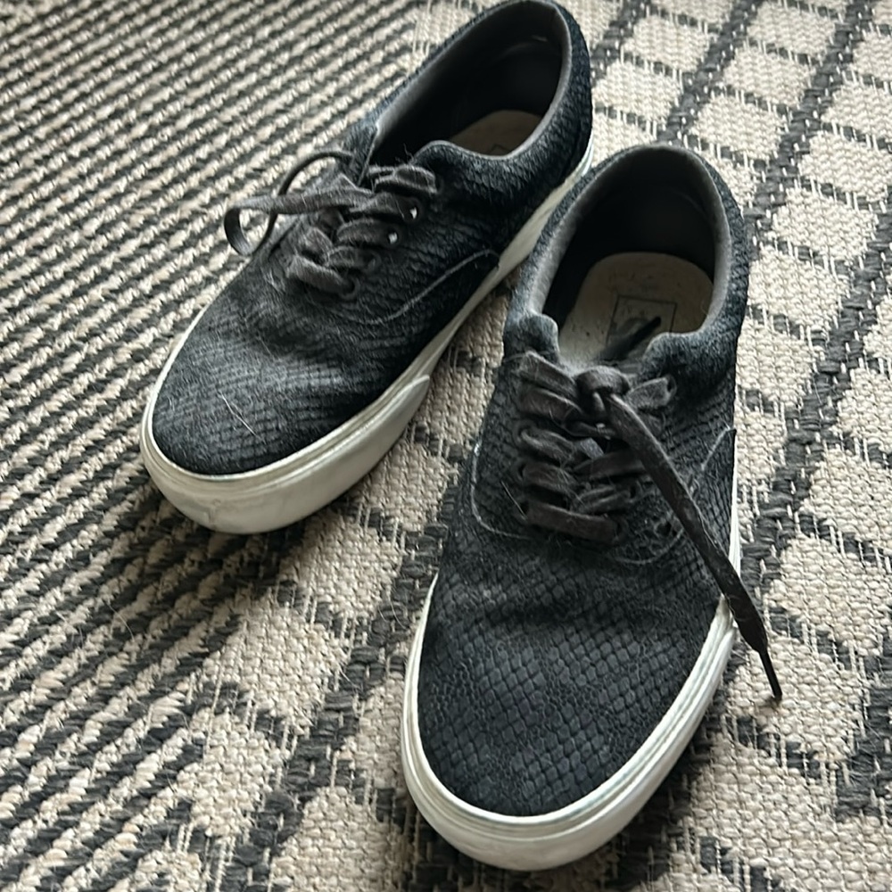Vans alligator leather(look) platform sneakers